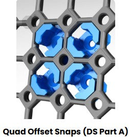 Mounting System Quad Offset Snap Part A and Part B
