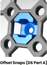 Mounting System Single Offset Snap Part A and Part B