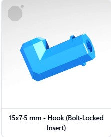 Multiboard Bolt-Lock Hooks